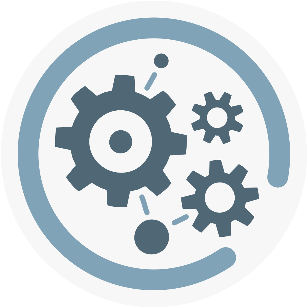 icon of experience gears