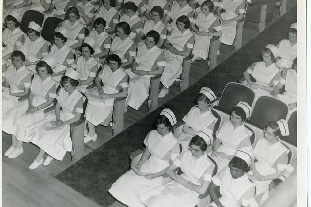 By 1959, Nursing students made up nearly one-third of the Keuka College student body of 325.