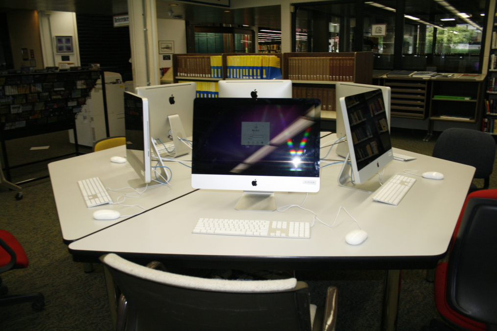 computers in the library