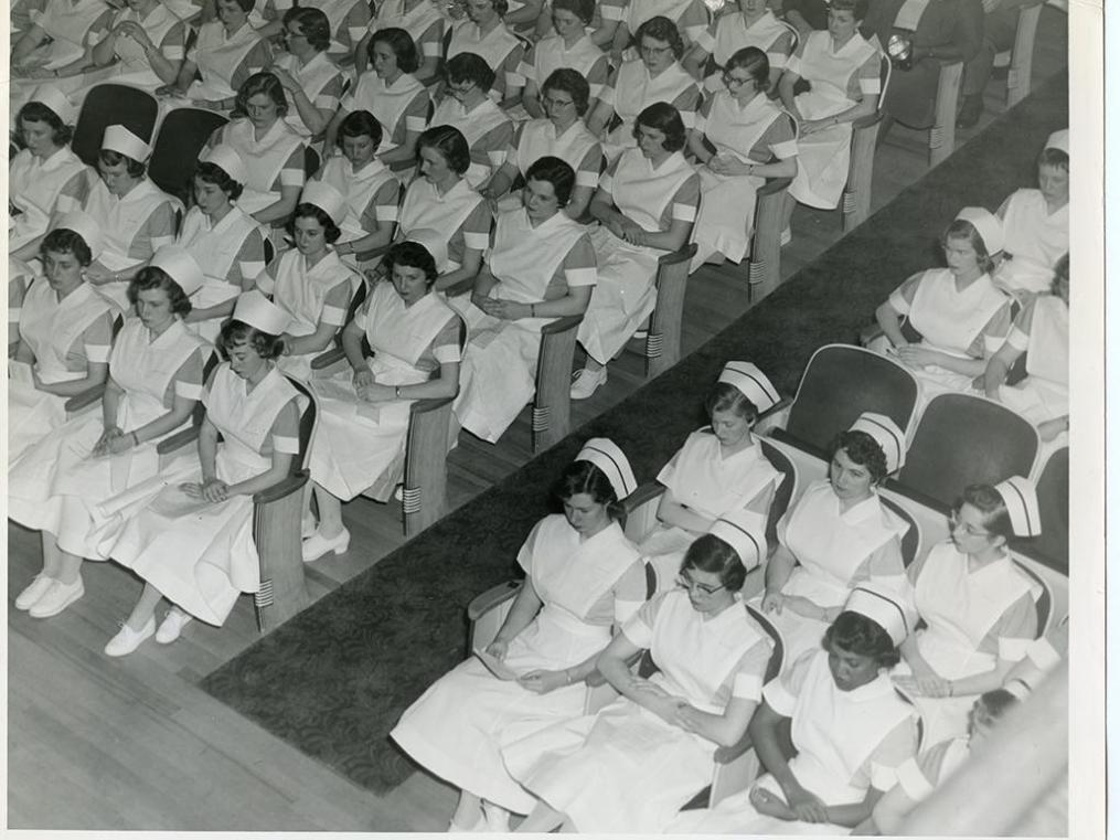 By 1959, Nursing students made up nearly one-third of the Keuka College student body of 325.