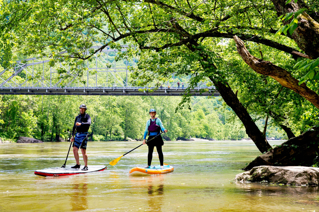 Meghan says West Virginia, where she has moved and established her business, is an outdoors enthusiast's dream.